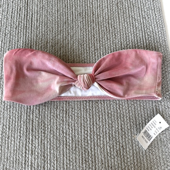 PacSun Pink Bandeau Bikini Top - Picture 1 of 11